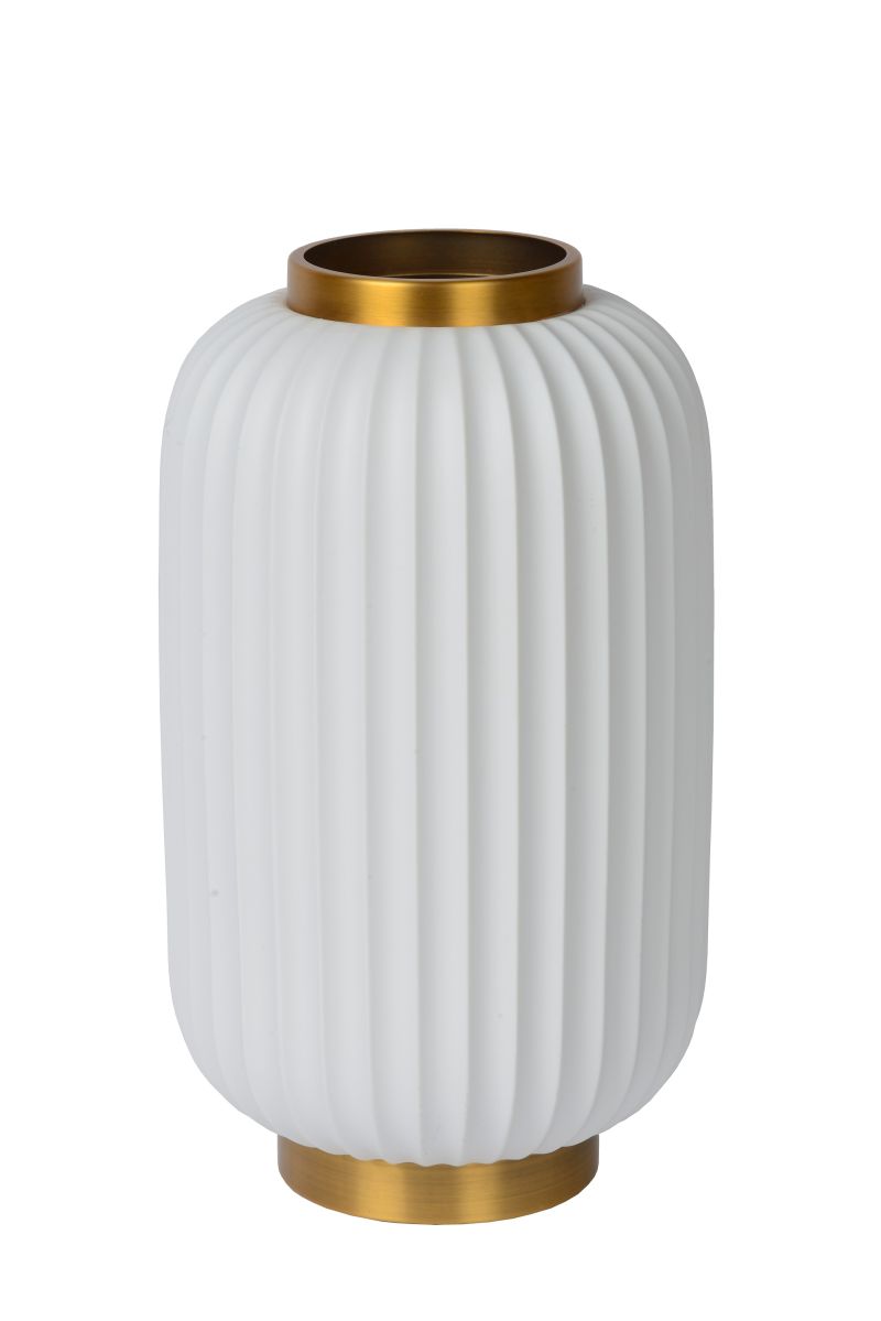 Lucide GOSSE - Stolná lampa - Ø 19,7 cm - 1xE14 - Biela